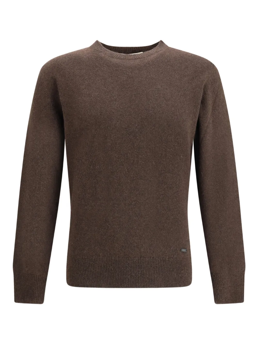 Brooksfield Crew-neck Sweater In Brown