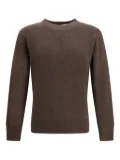 BROOKSFIELD crew-neck sweater - Brown