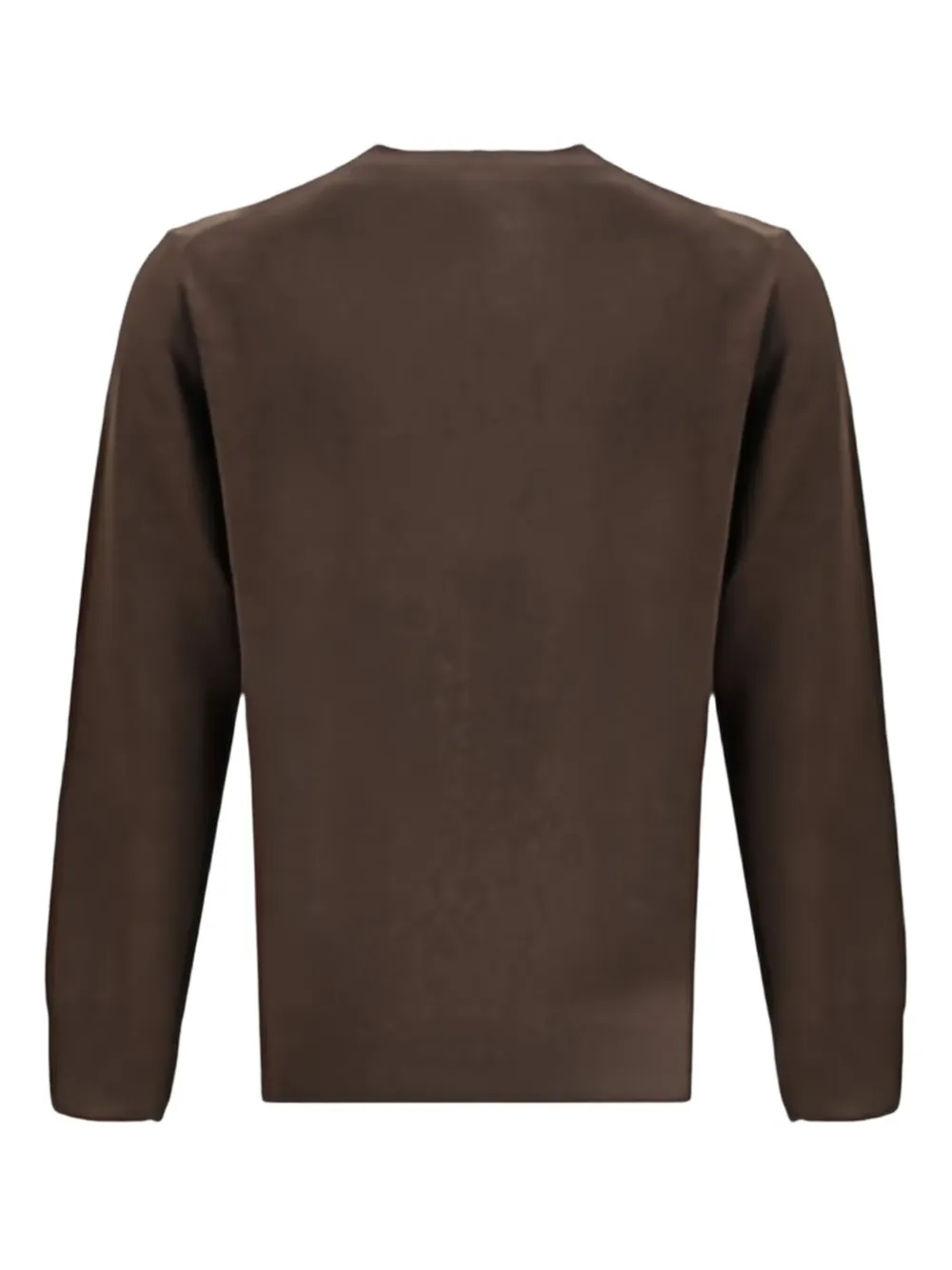 Brooksfield Crew-neck Sweater In Brown