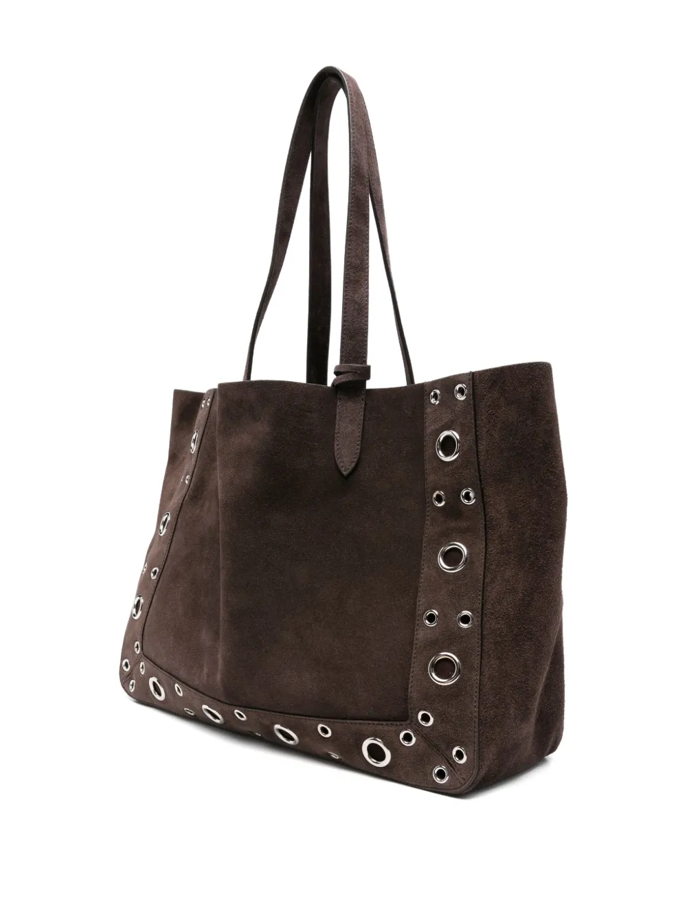 Valentino Garavani Shopper met ringlets Bruin