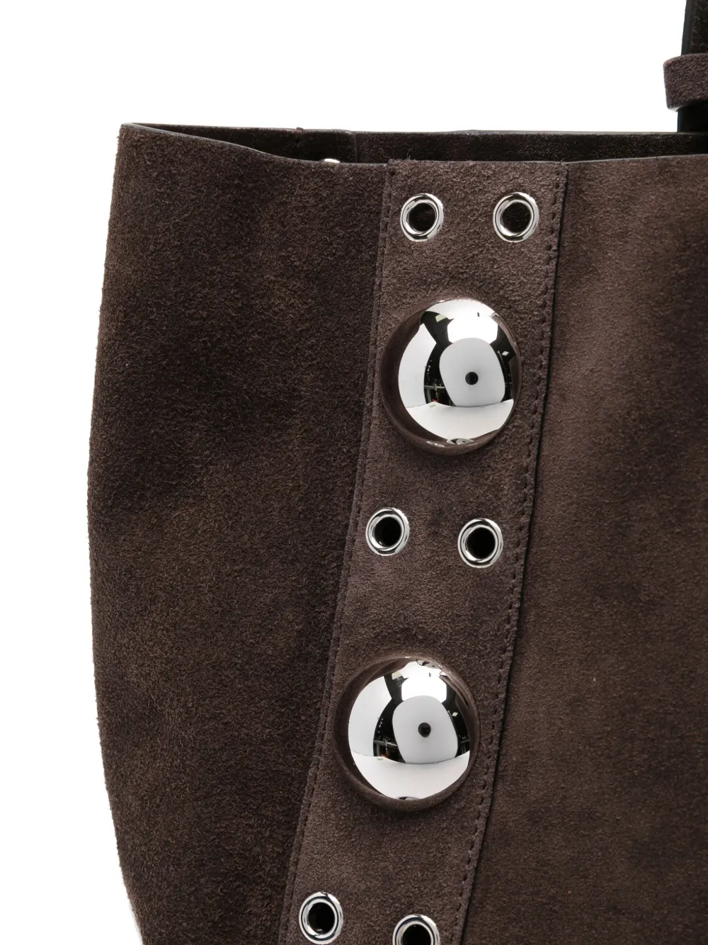 Valentino Garavani Shopper met ringlets Bruin