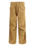 R13 flap-pocket trousers - Brown