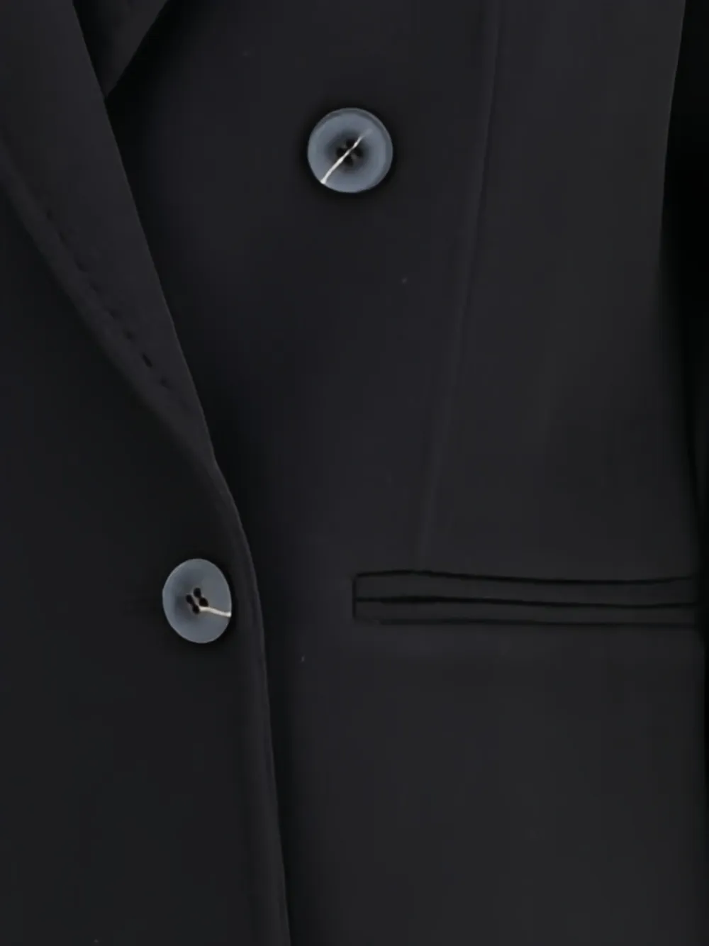 The Dynamis Studio Double-breasted Blazer In Black
