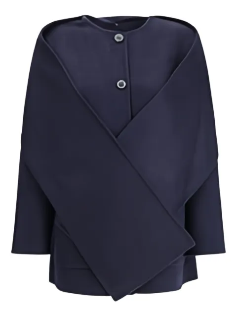 THE DYNAMIS STUDIO scarf-detail jacket