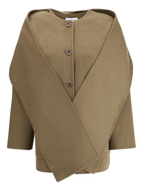 THE DYNAMIS STUDIO scarf-detail jacket