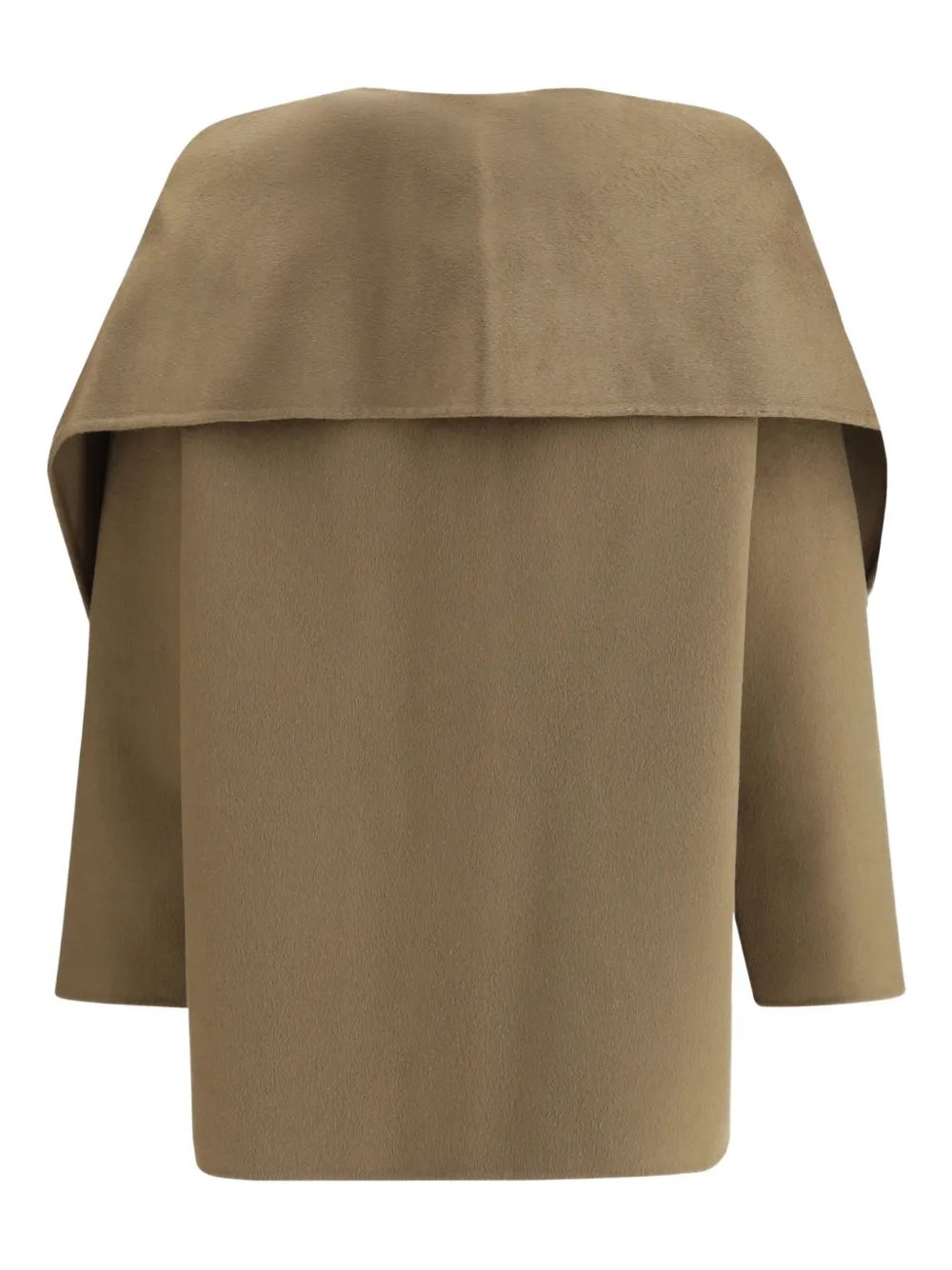The Dynamis Studio Scarf-detail Jacket In Brown