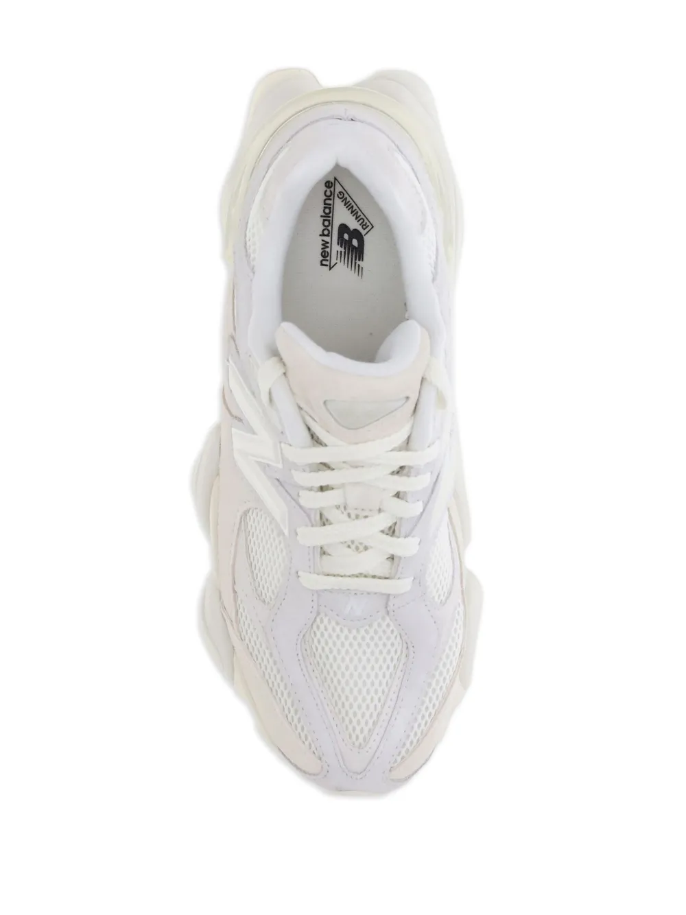 New Balance Chunky sneakers met mesh vlakken Beige