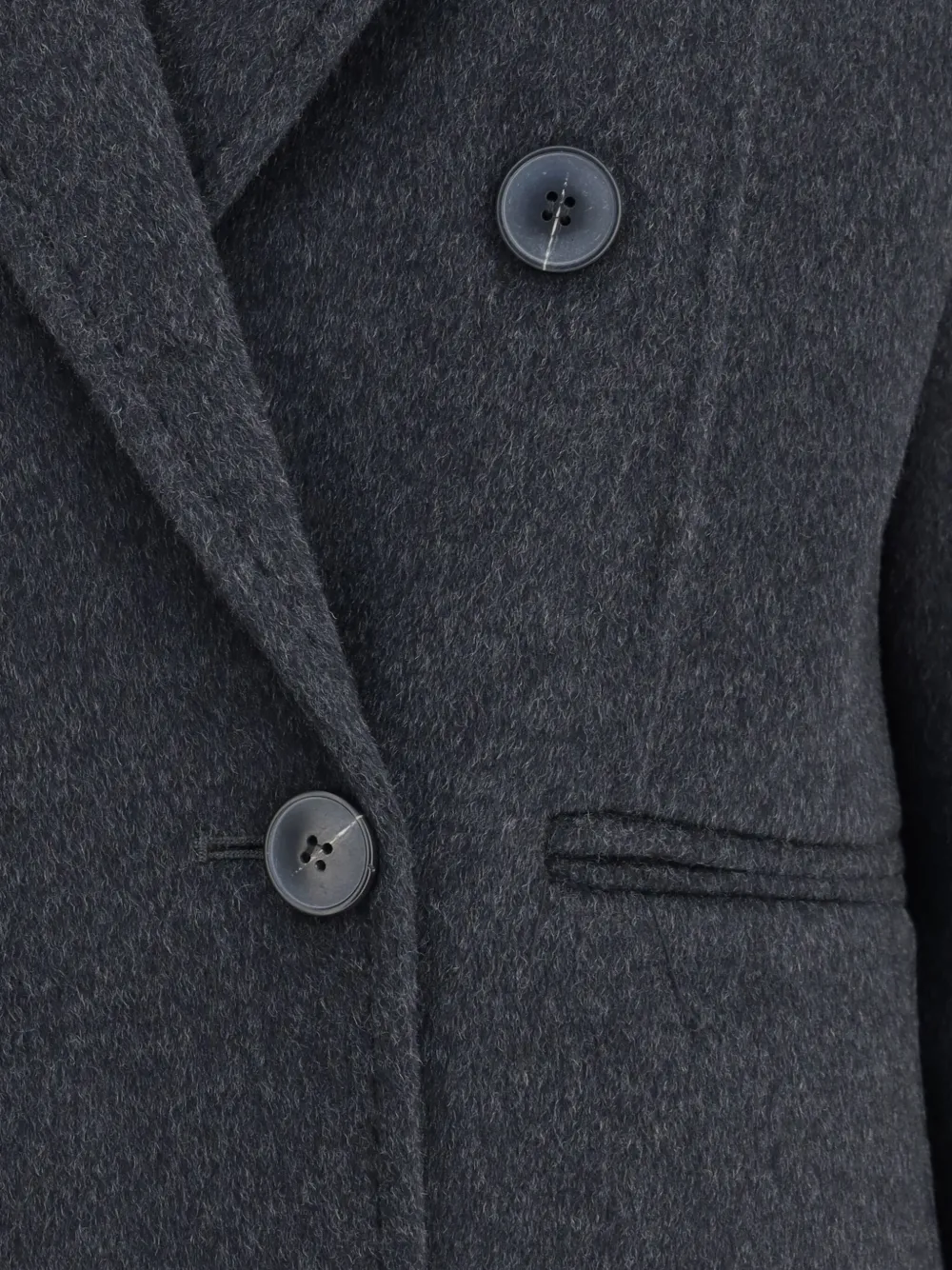 The Dynamis Studio Double-breasted Wool Blazer In Black