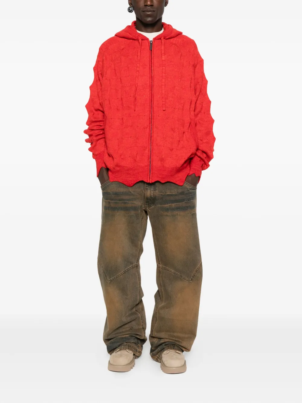 MADFRENZY hooded cable-knit cardigan | Cardigans | Image 2