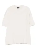 MADFRENZY double-layered cotton T-shirt - Neutrals