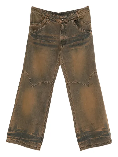 MADFRENZY cotton straight-leg jeans