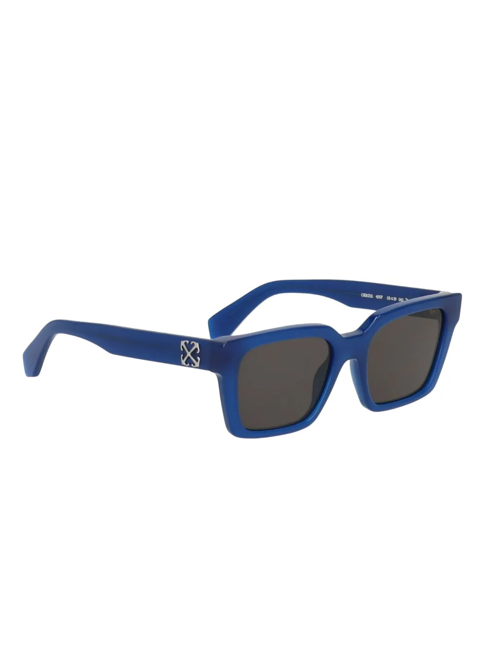 Off-White Eyewear square-frame logo-detail sunglasses - Blauw
