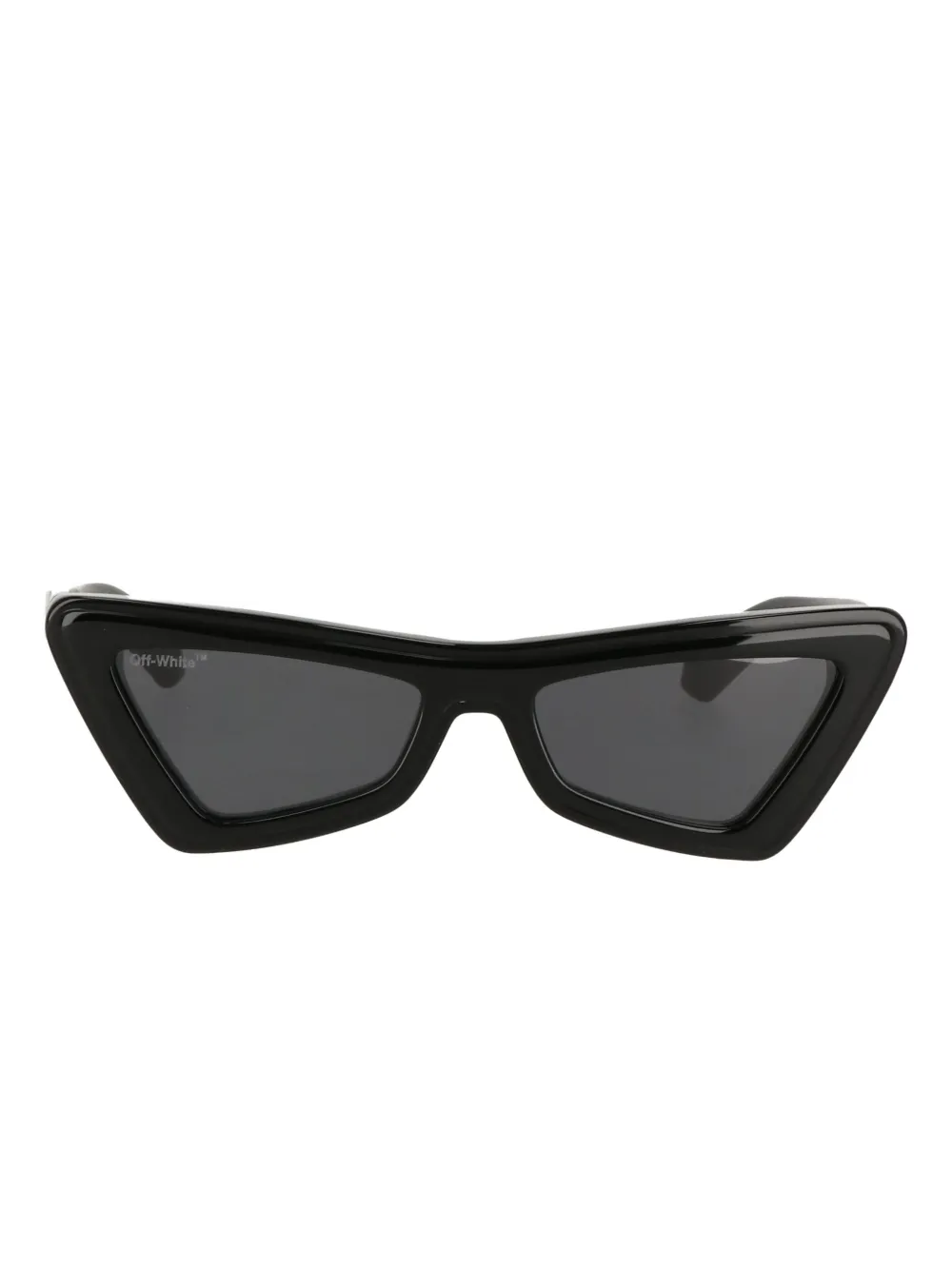 Off-White Eyewear triangular-frame tinted sunglasses Zwart