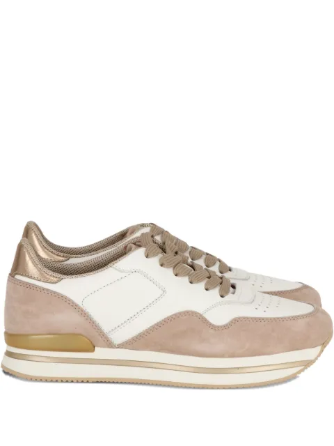 Hogan lace-up suede-leather sneakers 