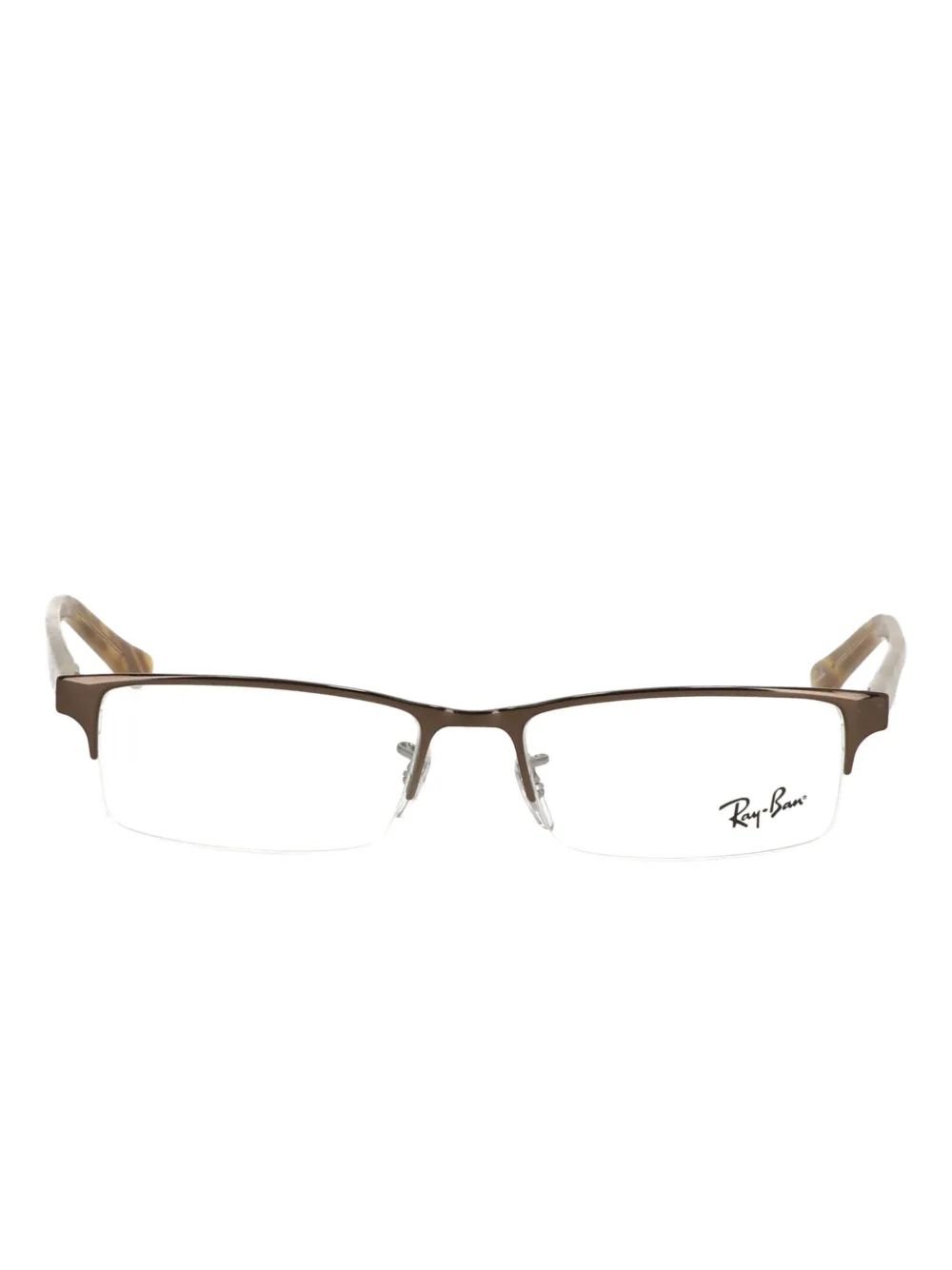 Ray-Ban half-rim rectangle glasses Bruin