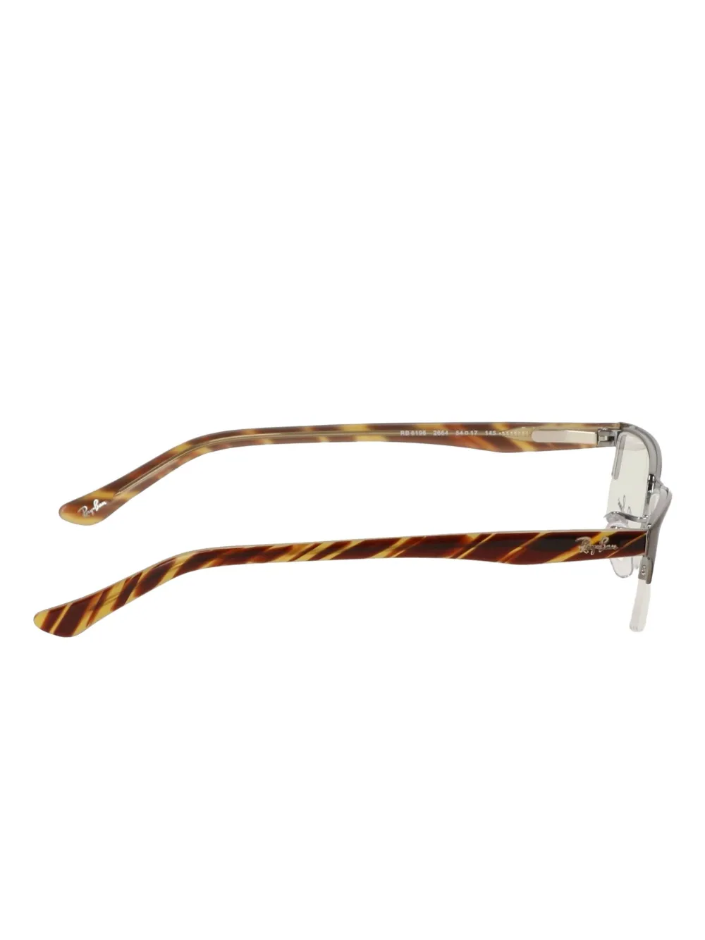 Ray-Ban half-rim rectangle glasses Bruin