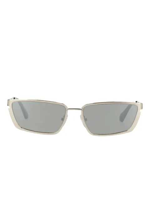 Off-White Eyewear metallic-effect rectangle-frame sunglasses