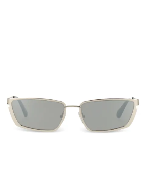 Off-White Eyewear metallic-effect rectangle-frame sunglasses