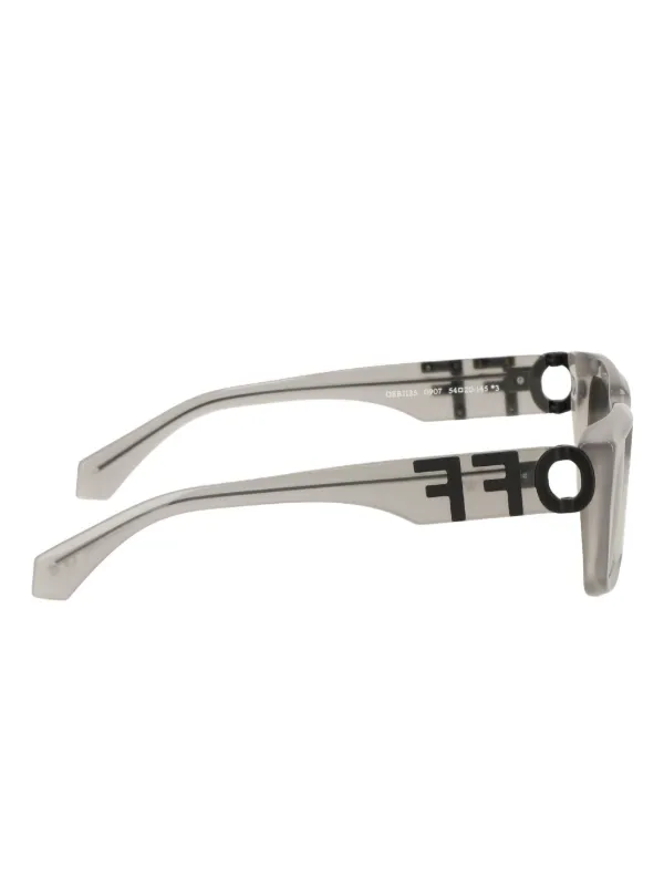 Off-White グレー スクエアサングラス Off-White Eyewear スクエアフレーム サングラス | グレー