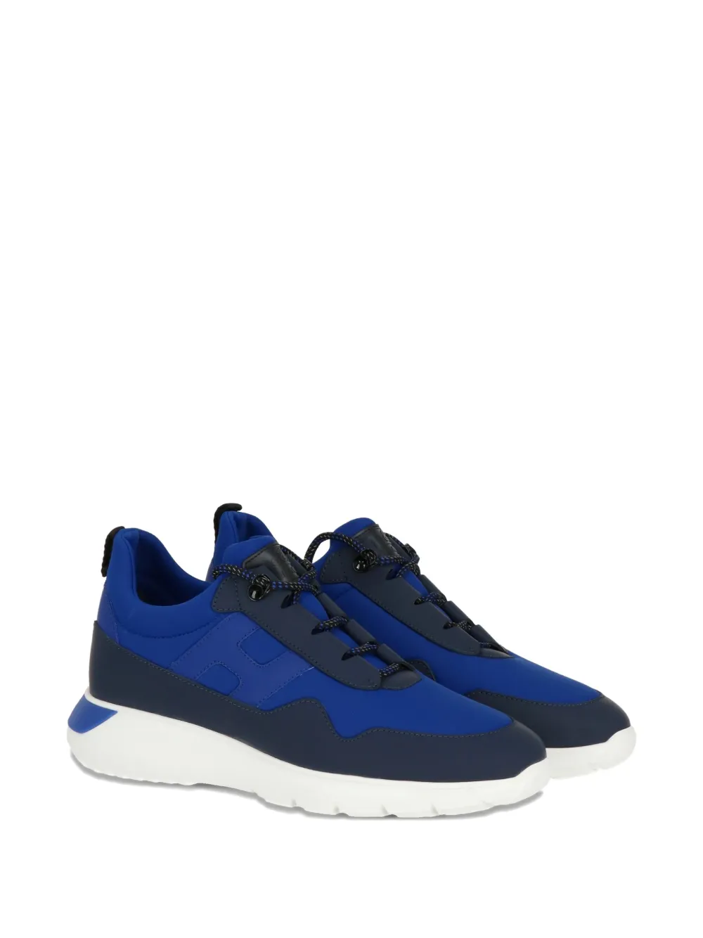 Hogan two-tone panelled sneakers Blue