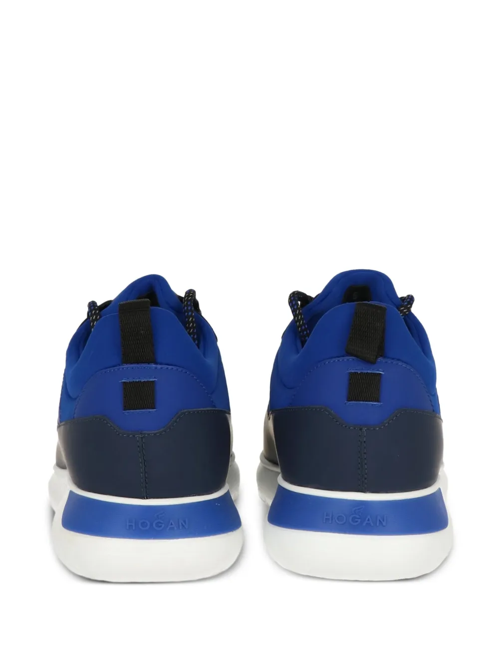 Hogan two-tone panelled sneakers Blue