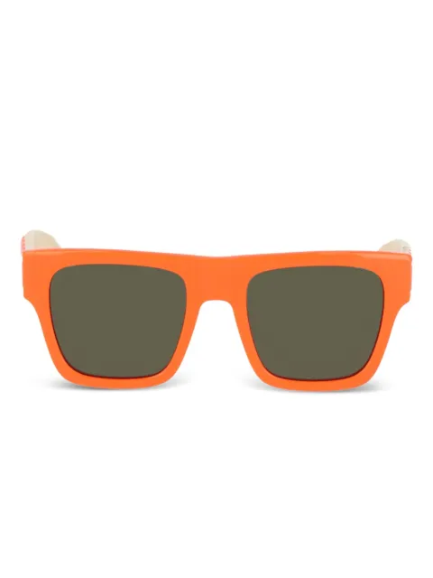 Stella McCartney Kids lentes de sol con cadena y armazón cuadrada