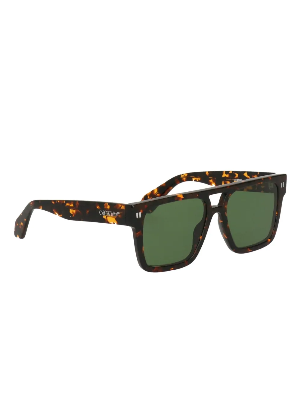 Off-White Eyewear tortoiseshell square sunglasses - Bruin