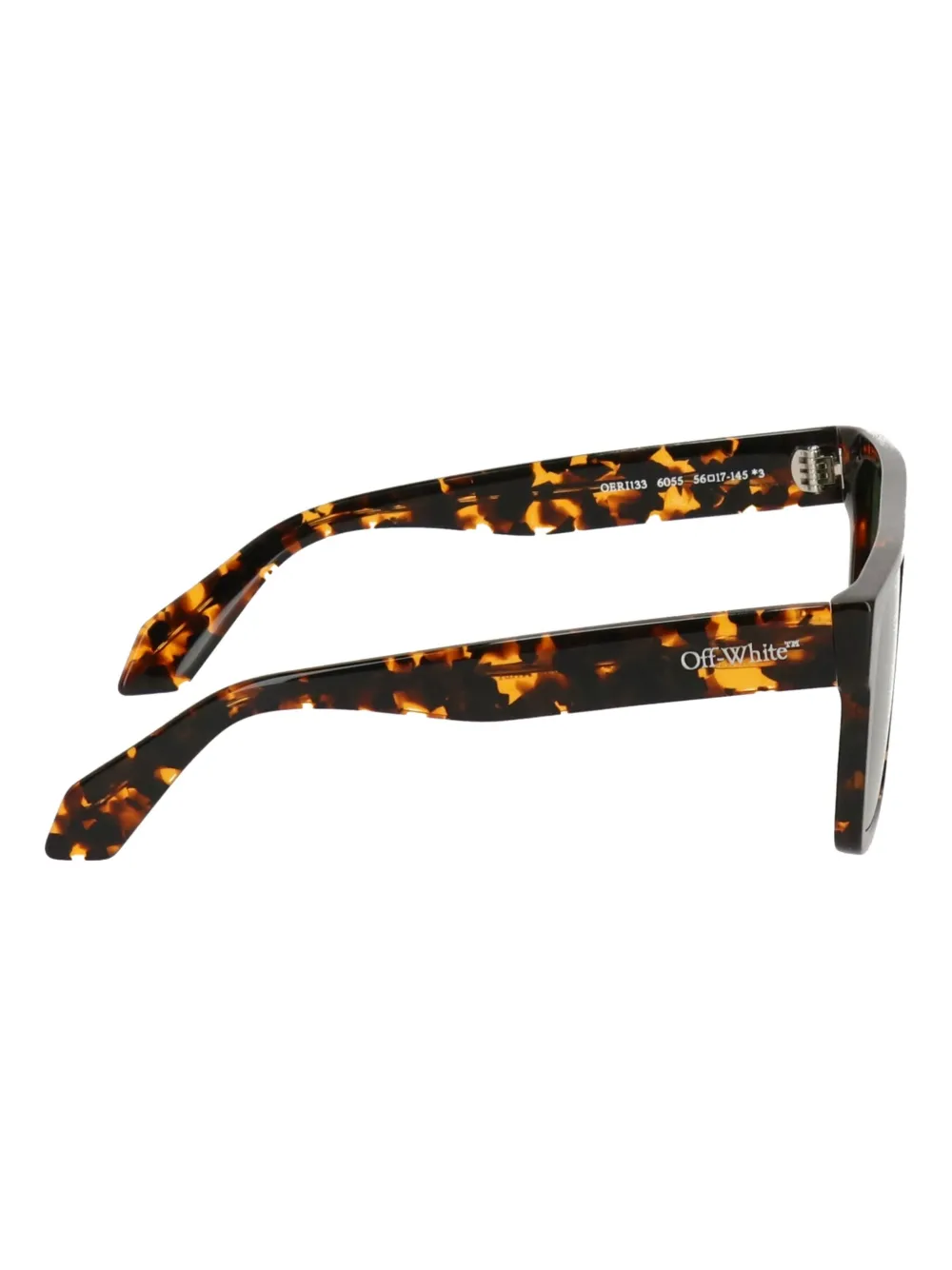 Off-white Eyewear Tortoiseshell Square Sunglasses In Brown
