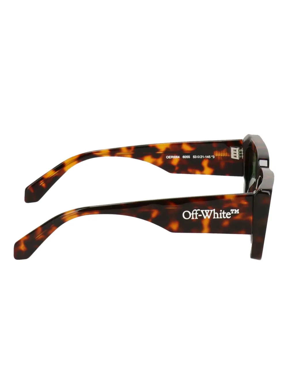 Off-white Eyewear Tortoiseshell Square-frame Sunglasses In Brown