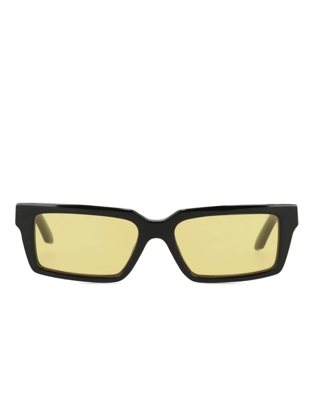 Off-White Eyewear Zonnebril met rechthoekig montuur Zwart