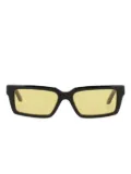 Off-White Eyewear rectangle-frame tinted sunglasses - Black