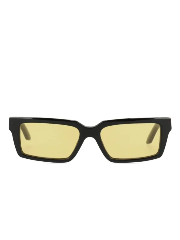 off-white スクエア サングラス Off-White Eyewear スクエアフレーム サングラス | ブラック