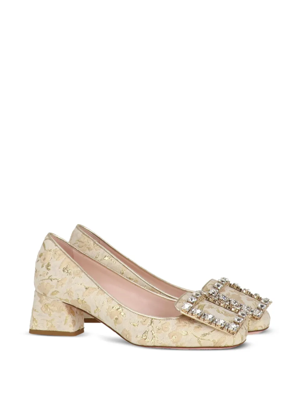 Roger Vivier floral-brocade buckle pumps | Heeled Pumps | Image 2