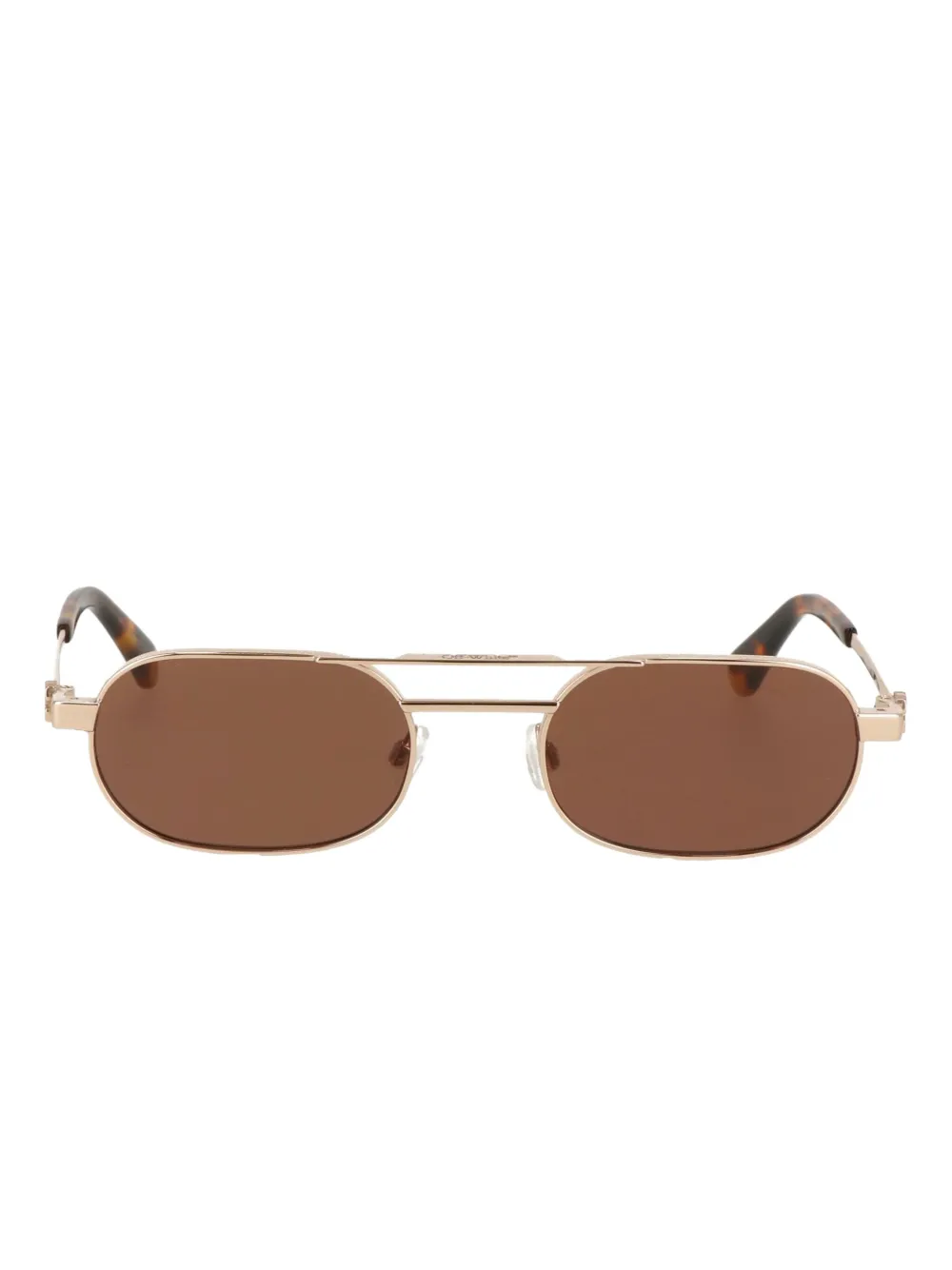 Off-White Eyewear round-frame double-bridge sunglasses Goud