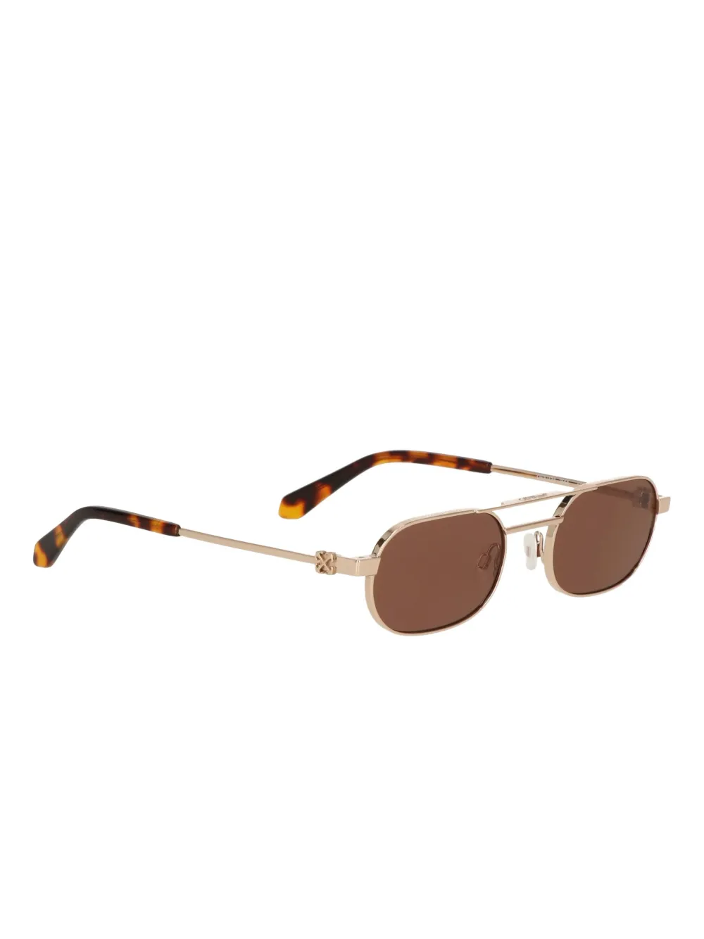 Off-White Eyewear round-frame double-bridge sunglasses - Goud