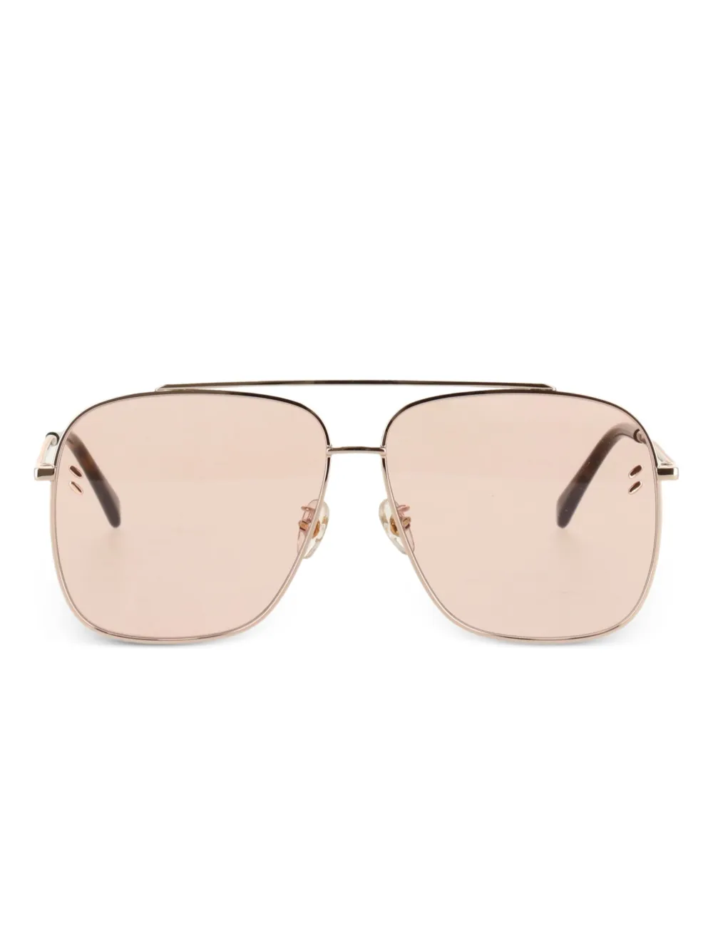 Stella Mccartney Falabella Pilot-frame Sunglasses In Pink