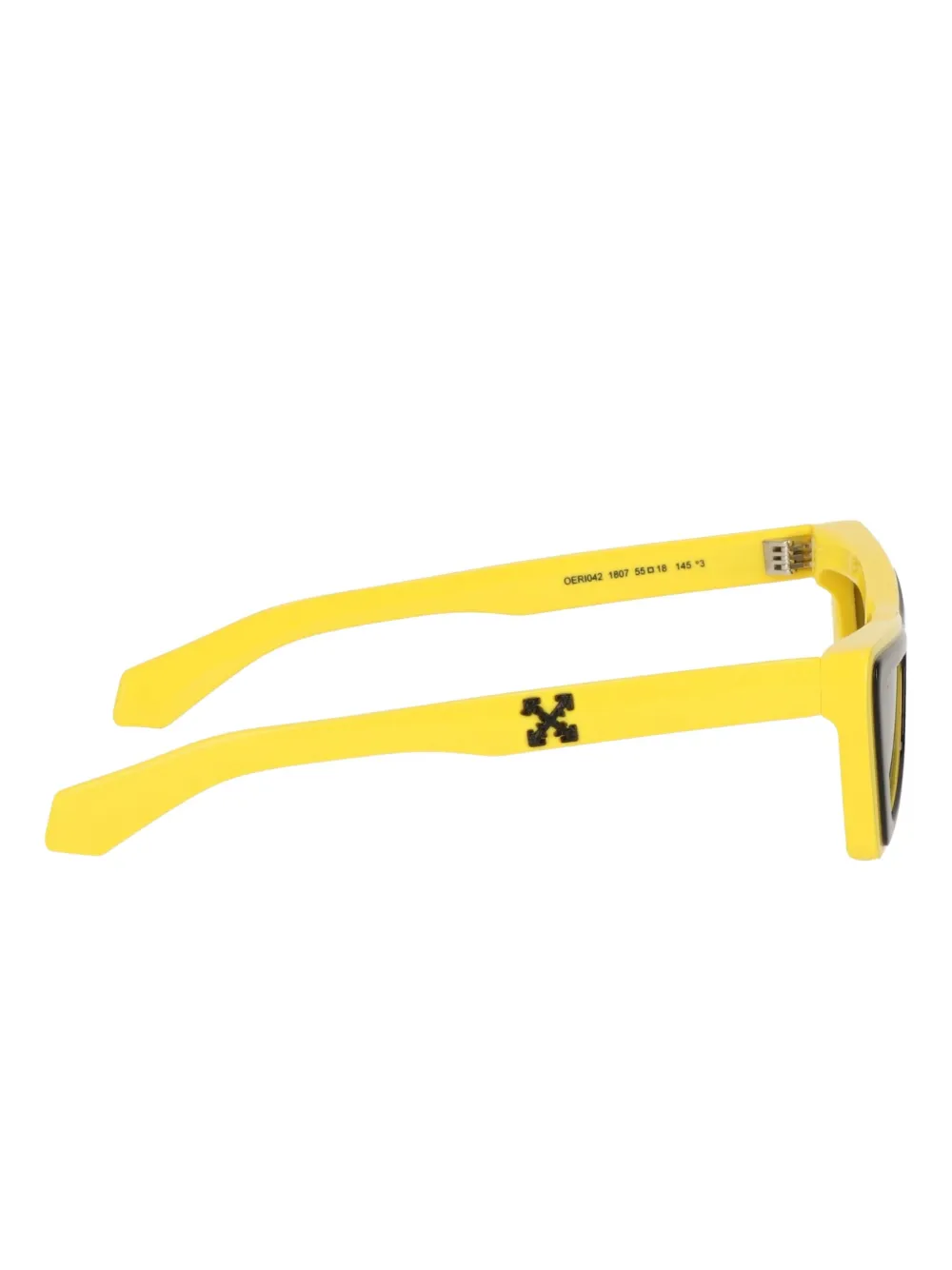 Off-white Eyewear Geometric-frame Sunglasses In Yellow