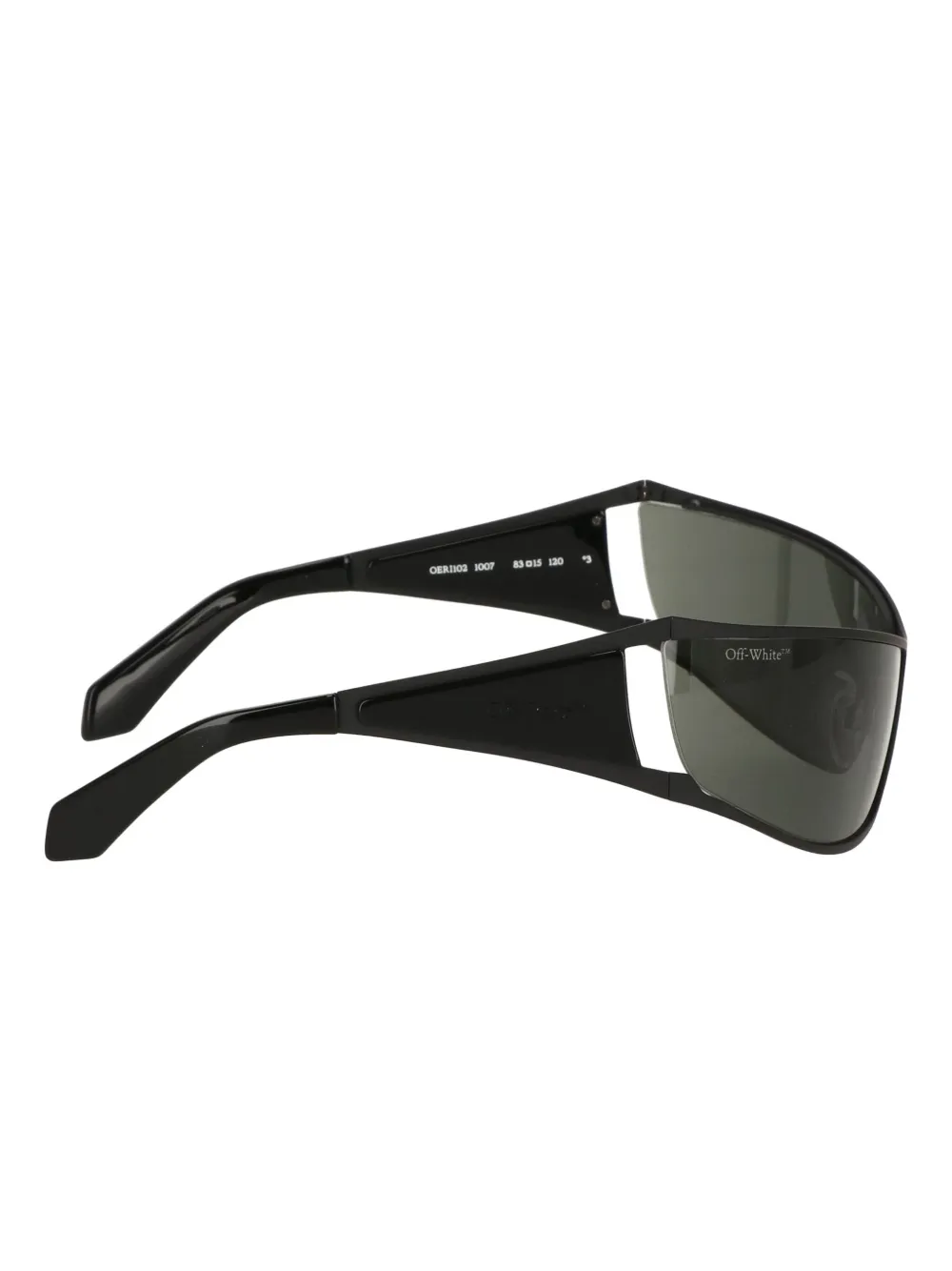 Off-White Eyewear shield-frame tinted sunglasses - Blauw