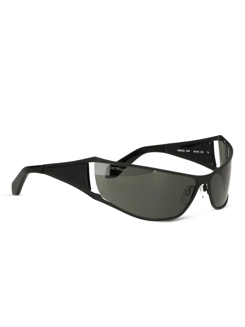 Off-White Eyewear Zonnebril met schild montuur Blauw