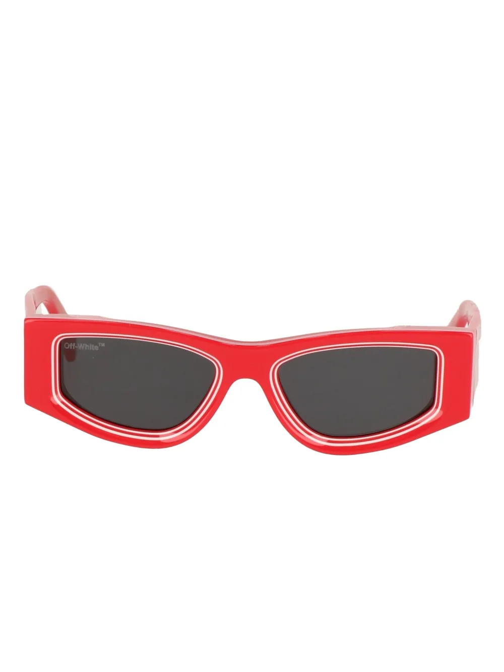 Off-White Eyewear geometric-frame sunglasses Rood