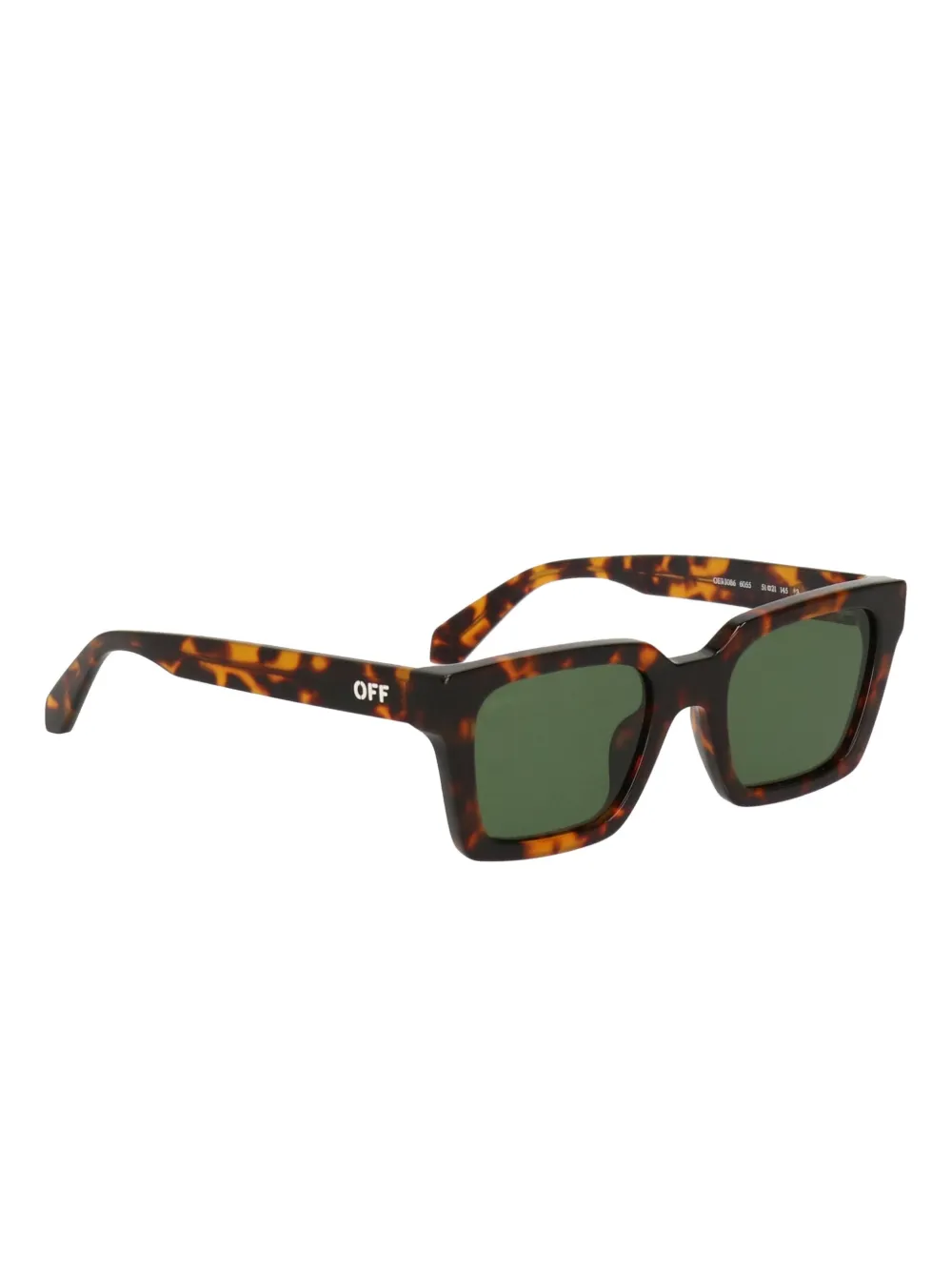 Off-white Eyewear Tortoiseshell Square-frame Sunglasses In Brown