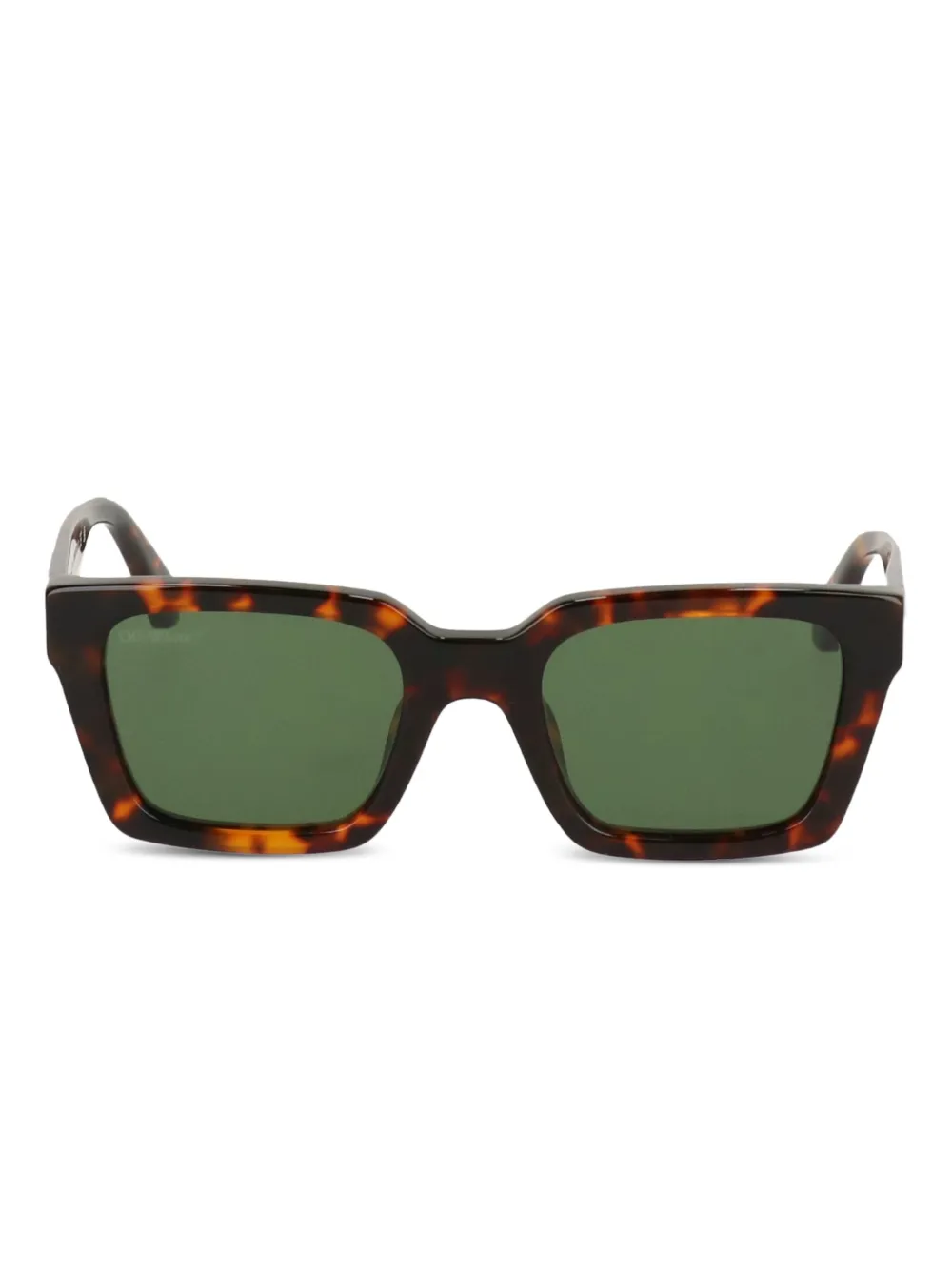 Off-White Eyewear Zonnebril met vierkant montuur Bruin