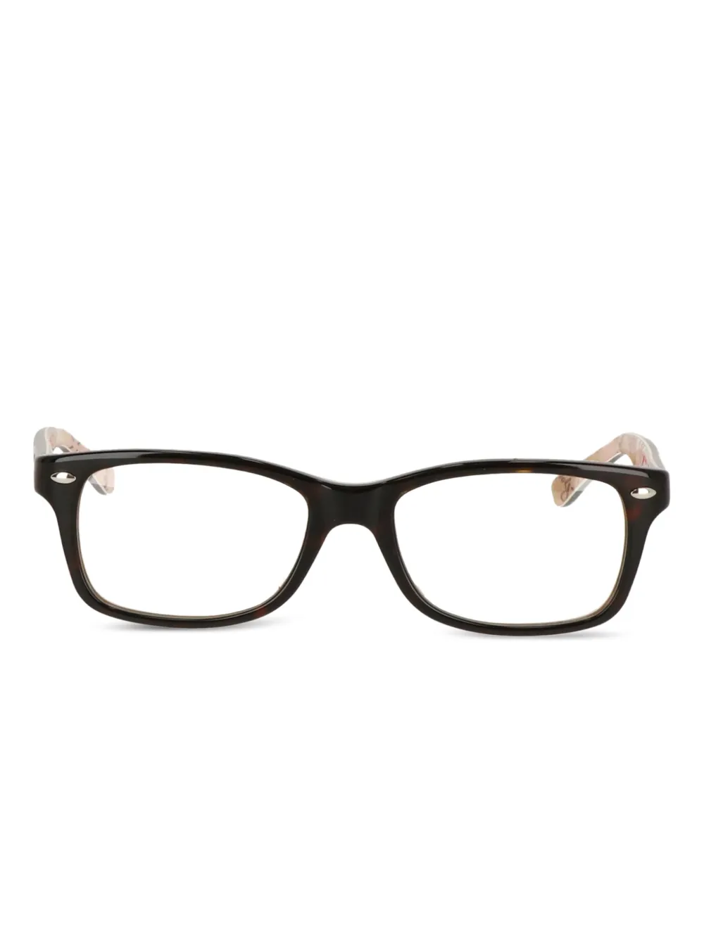 RAY-BAN JUNIOR Bril met rechthoekig montuur Bruin