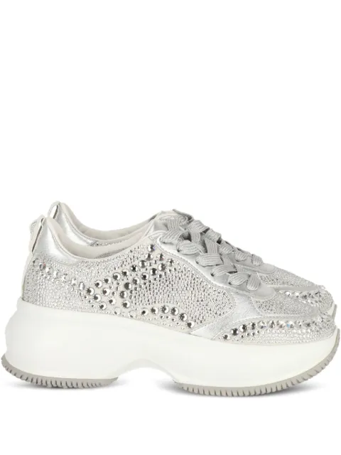 Hogan crystal-embellished platform sneakers
