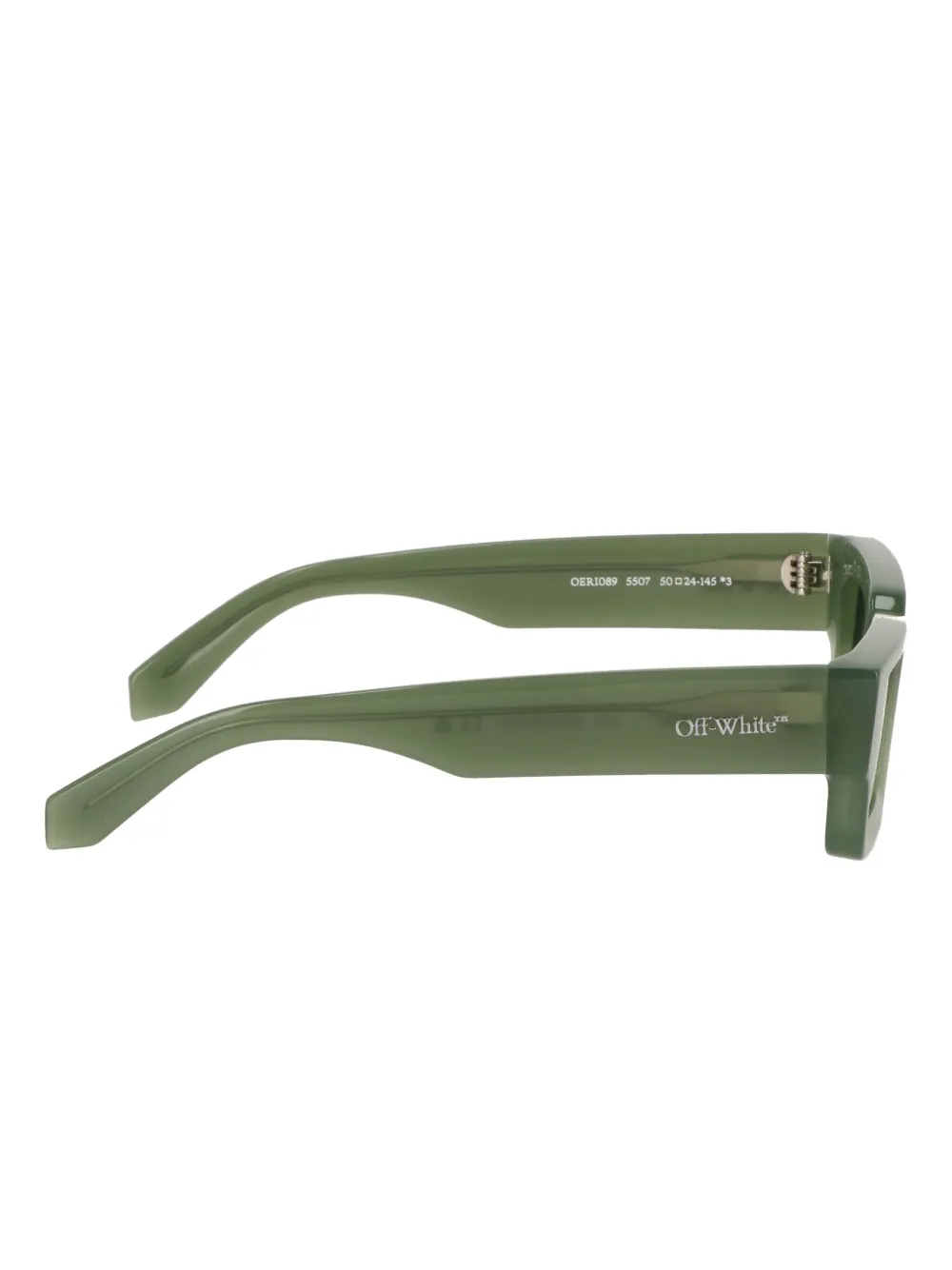 Off-white Eyewear Rectangle-frame Tinted Sunglasses In Green