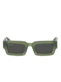 Off-White Eyewear rectangle-frame tinted sunglasses - Green