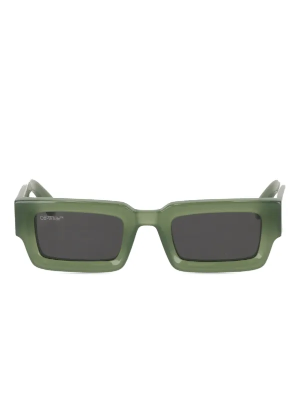 Off-white オフホワイト　サングラス　スクエア　グリーン　カラー Off-White Eyewear スクエアフレーム サングラス | グリーン