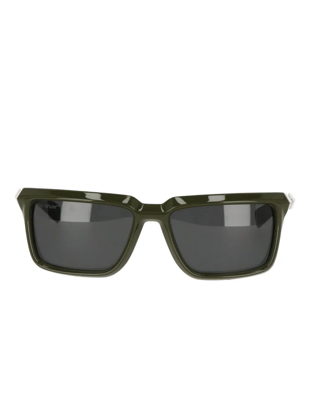 Off-White Eyewear square-frame tinted sunglasses - Verde