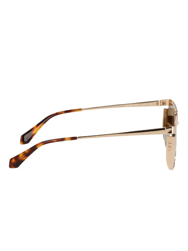 NEW OFF-WHITE SUNGLASSES, UNISEX GOLD SQUARE EYEWEAR OFF-WHITE 22944819_53160894_600.jpg main image 2