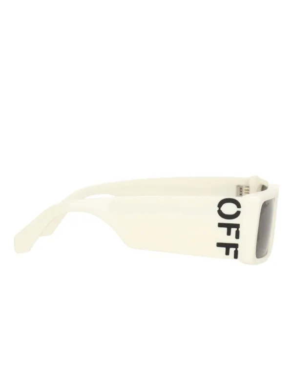 Off-White Eyewear rectangle-frame Tinted Sunglasses | White | FARFETCH